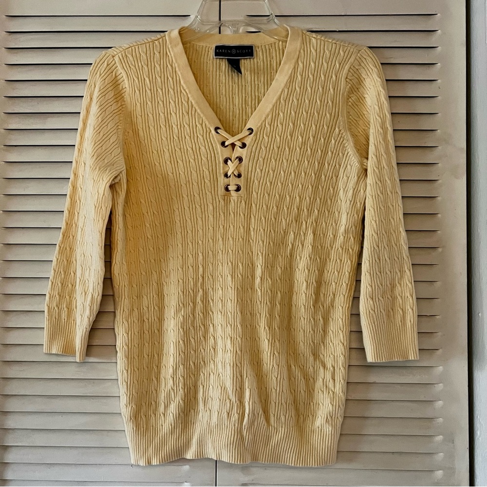 Karen Scott knit sweater